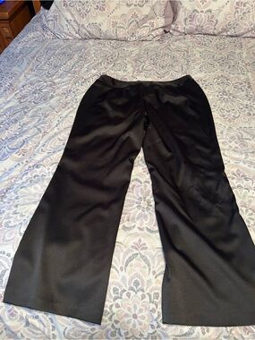 Avenue Black Boot Cut Wide-Leg Pants
